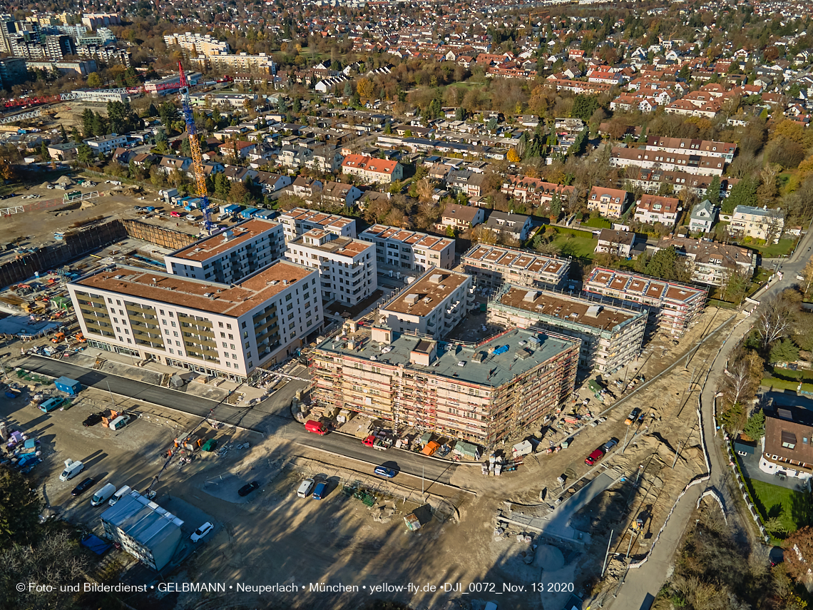 13.11.2020 - Piederstorfer Gelände und Alexisqaurtier am Karl-Marx-Ring in Neuperlach